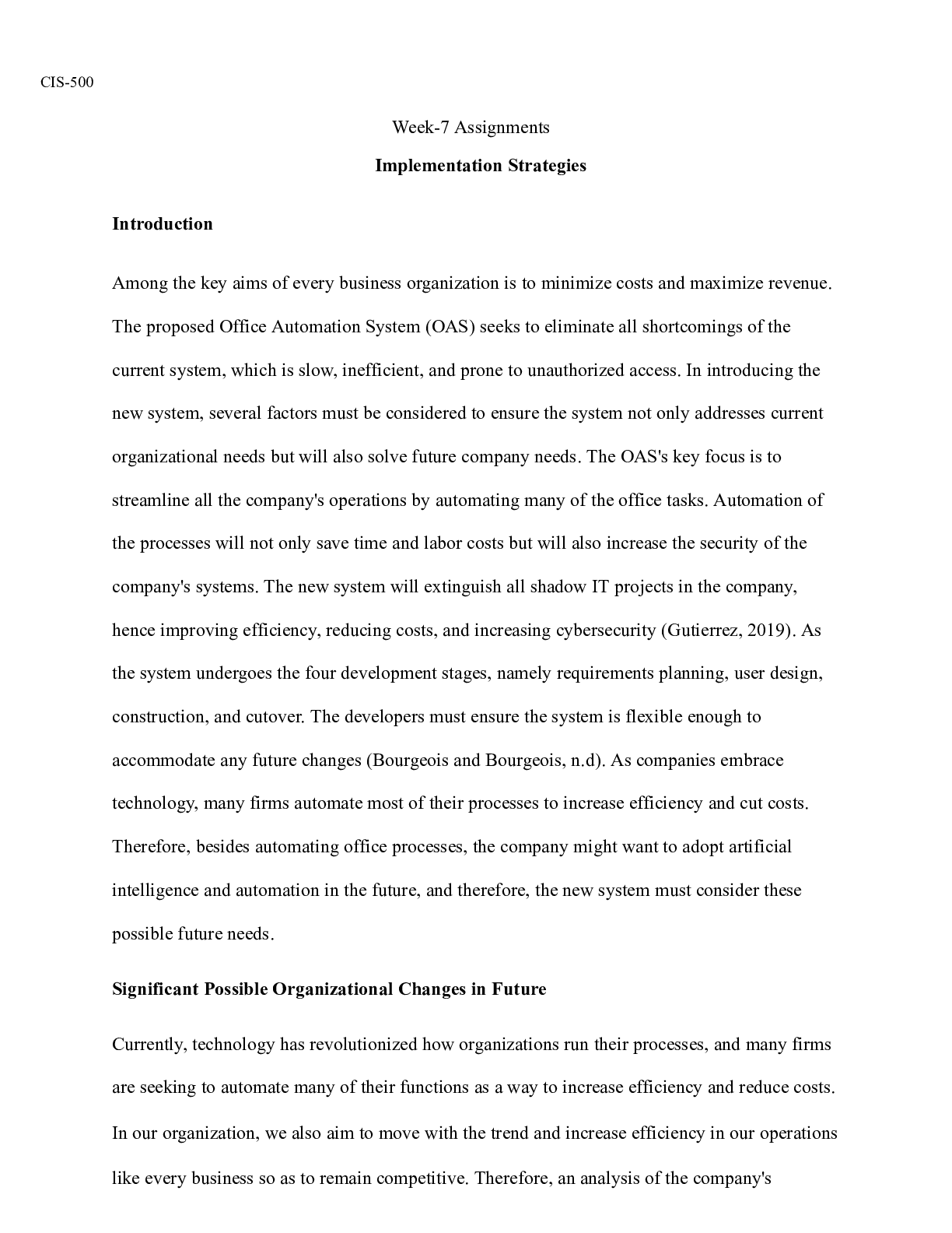 Preview image of cis 500 week 7 assignments.docx(1) document